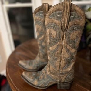 Lane Womens Cowgirl Boots size 6.5